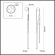 Настенный светильник IP20 LED 16W 3500K 220V MONELLA HIGHTECH ODL24 227 ODEON LIGHT 6639/16WL, схема товара