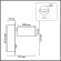 Бра GX53 LED 1*7W 220V TORINA COMFI LN26 251 LUMION 8344/1W, схема товара Бра GX53 LED 1*7W 220V TORINA COMFI LN26 251 LUMION 8344/1W, схема товара