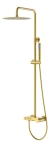 Душевая стойка со смесителем Boheme Stick 128-MG матовое золото