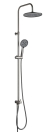 Душевой комплект Esko Lagos Gun Metal ST1205LGGM графит