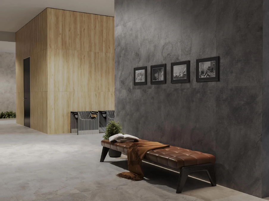 Керамогранит Dogma Project Antibacterial Urban Black Matt 60x120, DPA601209M