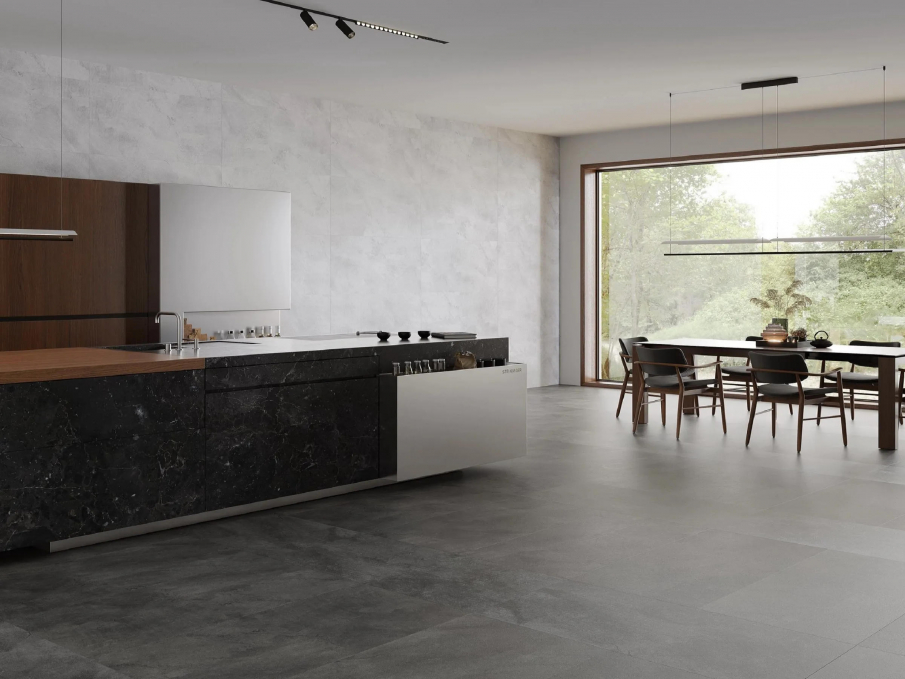 Керамогранит Dogma Project Antibacterial Urban Black Matt 60x120, DPA601209M