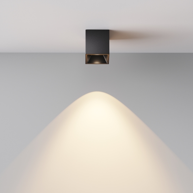 Потолочный светильник Альфа / Alfa LED 5 Вт 3000 К 50°, C064CL-5W3K-SQ-B, изображение 3 Потолочный светильник Альфа / Alfa LED 5 Вт 3000 К 50°, C064CL-5W3K-SQ-B, изображение 3