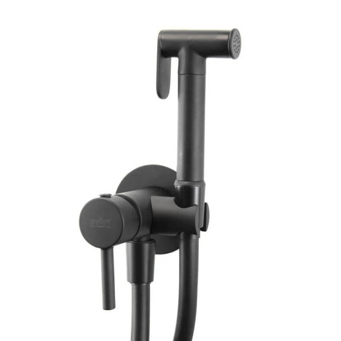 Смеситель гигиенический Webert Sax Evolution SE870303560 черный матовый с внутренней частью Смеситель гигиенический Webert Sax Evolution SE870303560 черный матовый с внутренней частью