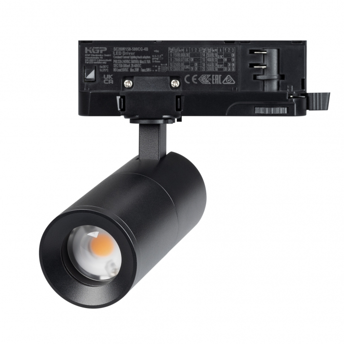 Светильник LGD-ARTEMIS-TRACK-4TR-R55-12W Warm2700 (BK, 8-80 deg, 230V, DALI), Arlight, 060049, изображение 1