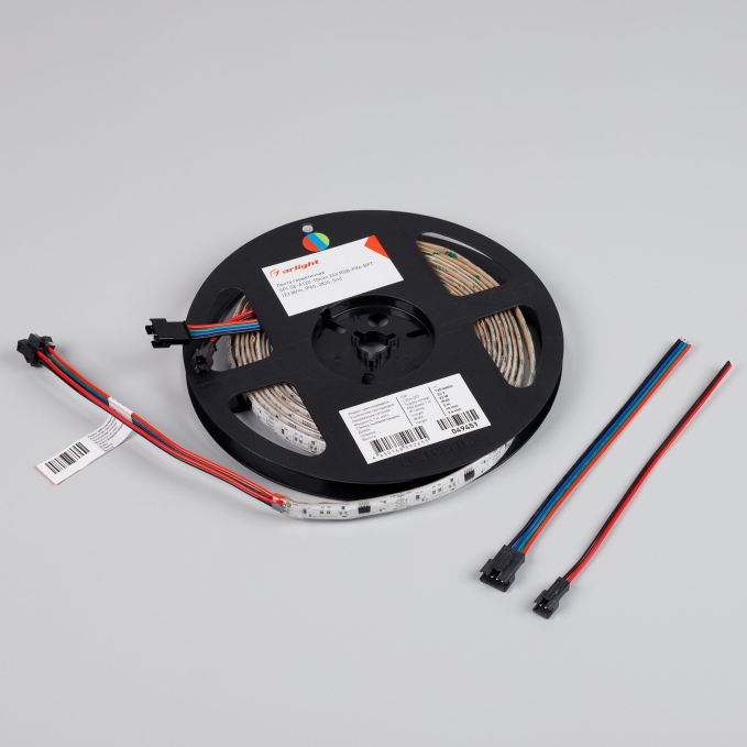 Светодиодная лента герметичная SPI-SE-A120-10mm 24V RGB-PX6-BPT (23 W/m, IP65, 2835, 5m), Arlight, 049451, изображение 3 Светодиодная лента герметичная SPI-SE-A120-10mm 24V RGB-PX6-BPT (23 W/m, IP65, 2835, 5m), Arlight, 049451, изображение 3