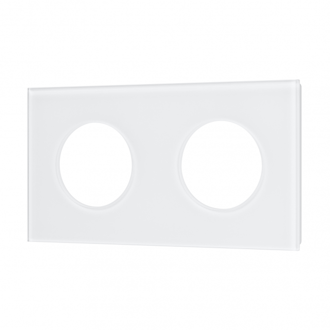Рамка стеклянная FRM-GLARE-GC-2-WH, Arlight, 043835, изображение 1 Рамка стеклянная FRM-GLARE-GC-2-WH, Arlight, 043835, изображение 1