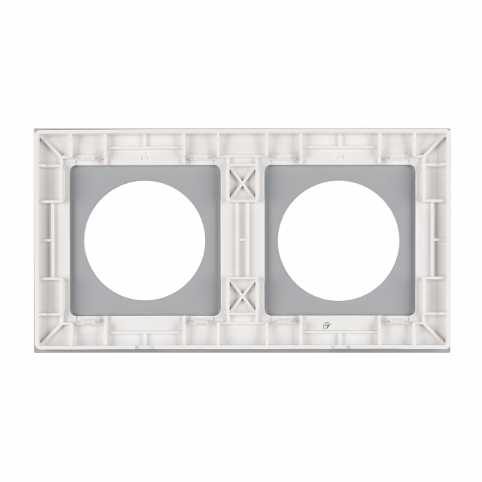 Рамка стеклянная FRM-GLARE-GC-2-WH, Arlight, 043835, изображение 2 Рамка стеклянная FRM-GLARE-GC-2-WH, Arlight, 043835, изображение 2