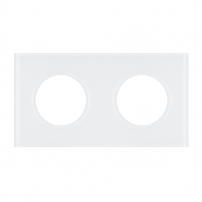 Рамка стеклянная FRM-GLARE-GC-2-WH, Arlight, 043835, изображение 3 Рамка стеклянная FRM-GLARE-GC-2-WH, Arlight, 043835, изображение 3