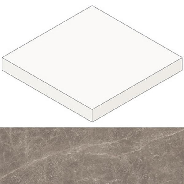 Ступень Atlas Concorde Marvel Edge Gris Supreme Scalino Angolare 33x33, AFCX