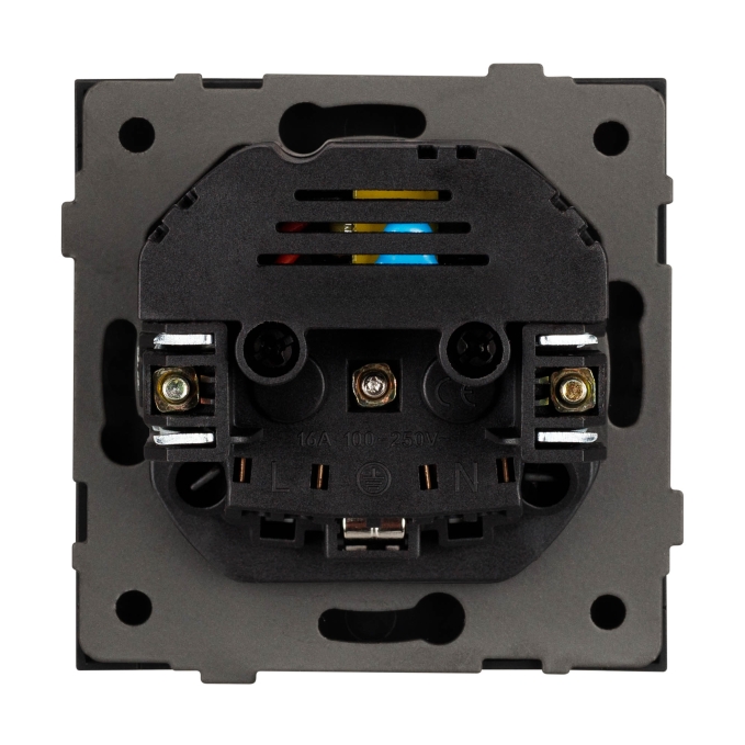 Механизм розетки с USB зарядкой SCT-TENDO-MUAC-SFPL-BK (230V, 16A), Arlight, 054607, изображение 2 Механизм розетки с USB зарядкой SCT-TENDO-MUAC-SFPL-BK (230V, 16A), Arlight, 054607, изображение 2