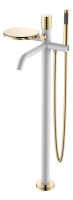 Смеситель напольный Boheme Stick 129-WG золото