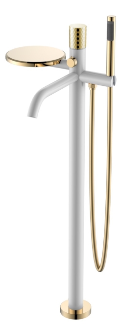 Смеситель напольный Boheme Stick 129-WG золото Смеситель напольный Boheme Stick 129-WG золото