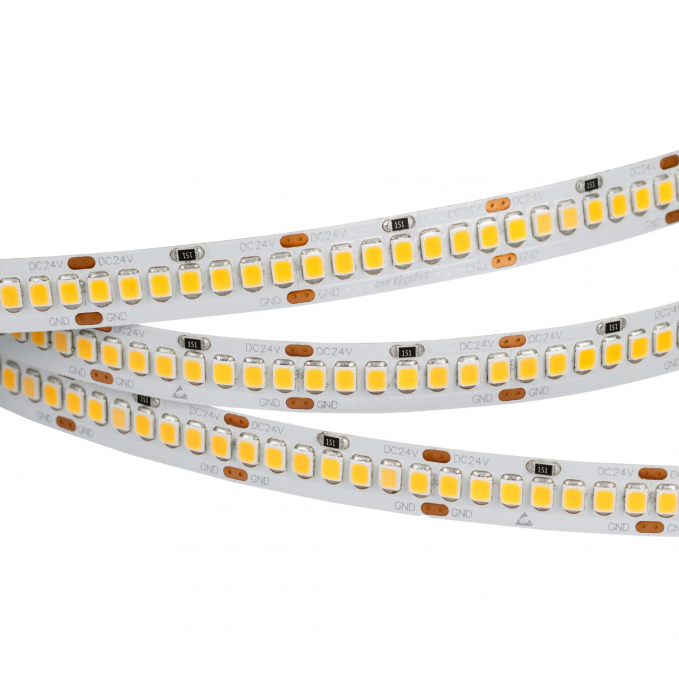 Светодиодная лента RT 2-5000 24V White5500 10mm (2835, 252 LED/m, LUX), Arlight, 023555, изображение 1