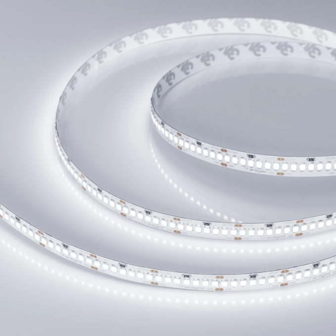 Светодиодная лента RT 2-5000 24V White5500 10mm (2835, 252 LED/m, LUX), Arlight, 023555, изображение 3