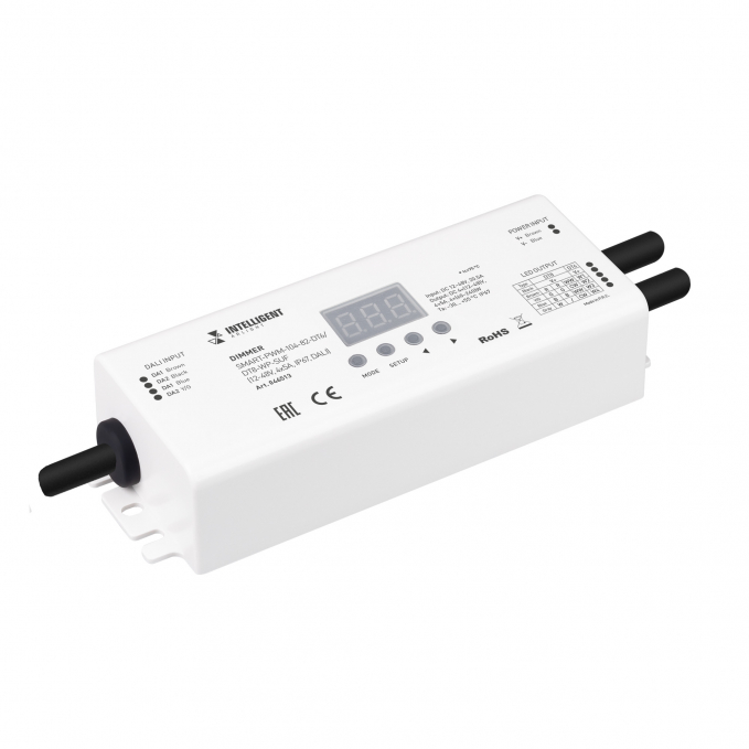 INTELLIGENT ARLIGHT Диммер SMART-PWM-104-82-DT6/DT8-WP-SUF (12-48V, 4x5A, IP67, DALI), Arlight, 046513, изображение 1 INTELLIGENT ARLIGHT Диммер SMART-PWM-104-82-DT6/DT8-WP-SUF (12-48V, 4x5A, IP67, DALI), Arlight, 046513, изображение 1
