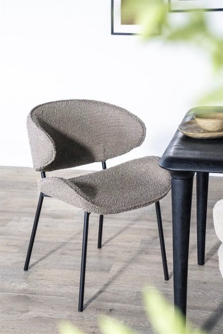 Стул Haven светло-коричневый, черный, Hesby Import, HSBI_DC-24122_light_brown Стул Haven светло-коричневый, черный, Hesby Import, HSBI_DC-24122_light_brown