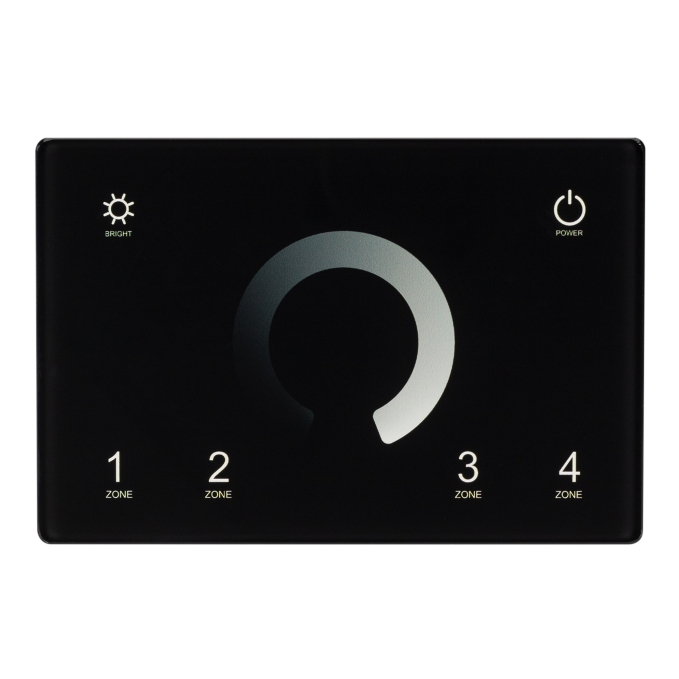Панель Sens SMART-P79-DIM Black (230V, 4 зоны, 2.4G), Arlight, 028399, изображение 3