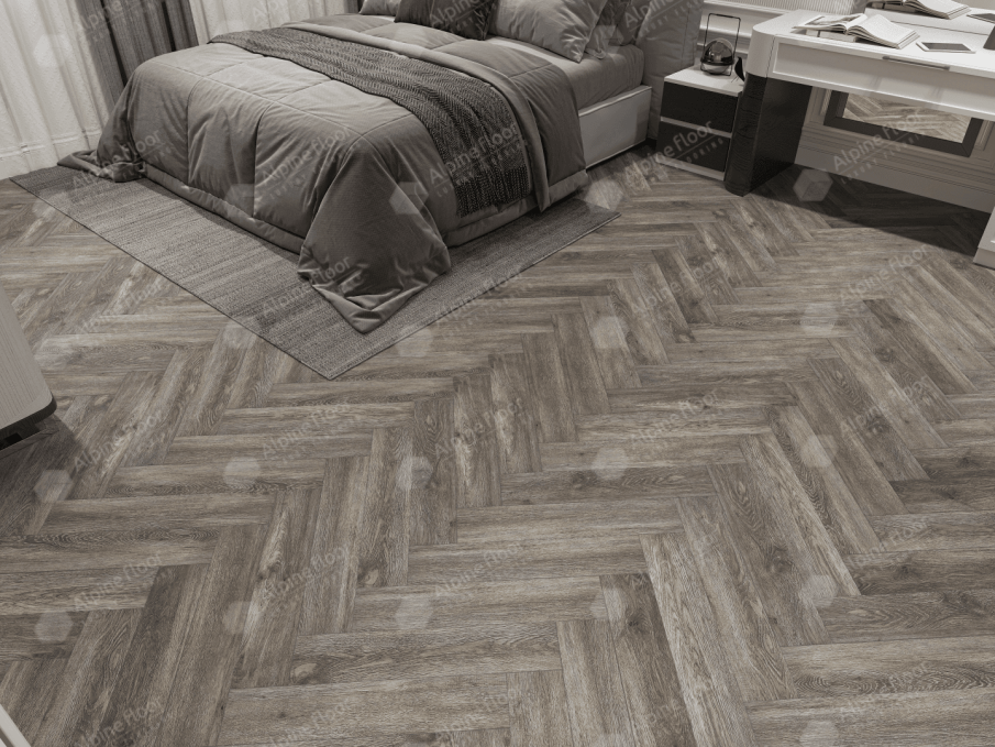 Каменный ламинат SPC Alpine Floor Parquet Light Венге Грей, ЕСО 13-8 MC