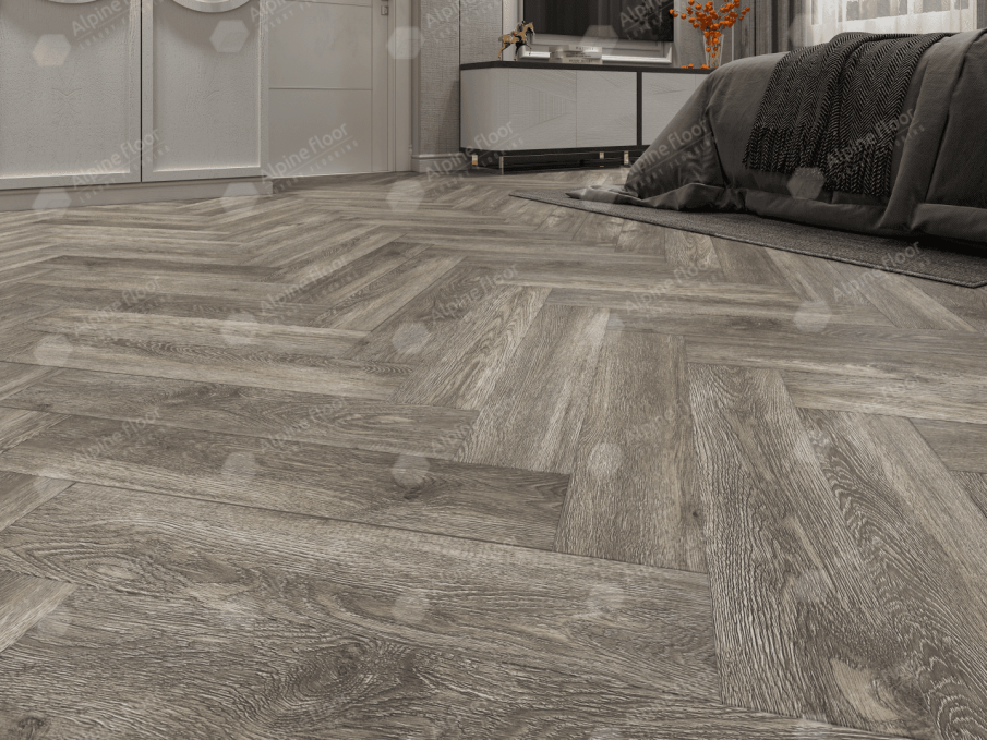 Каменный ламинат SPC Alpine Floor Parquet Light Венге Грей, ЕСО 13-8 MC