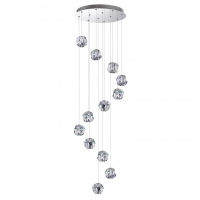 Люстра каскадная LED 60W 4000K 3000Лм JEMSTONE L-VISION ODL25 561 ODEON LIGHT 5084/60L