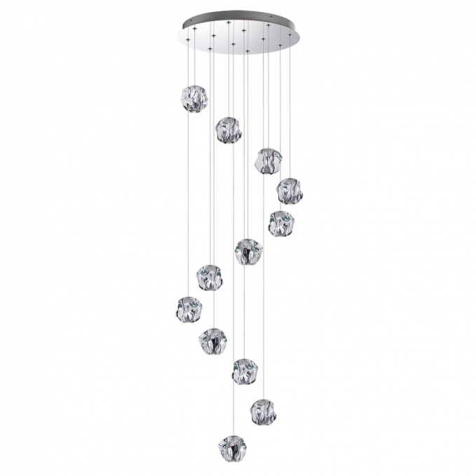 Люстра каскадная LED 60W 4000K 3000Лм JEMSTONE L-VISION ODL25 561 ODEON LIGHT 5084/60L, изображение 1