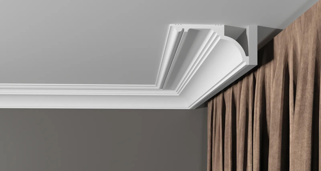 Карниз Decor-Dizayn DD517, 120x60x2000 мм Карниз Decor-Dizayn DD517, 120x60x2000 мм