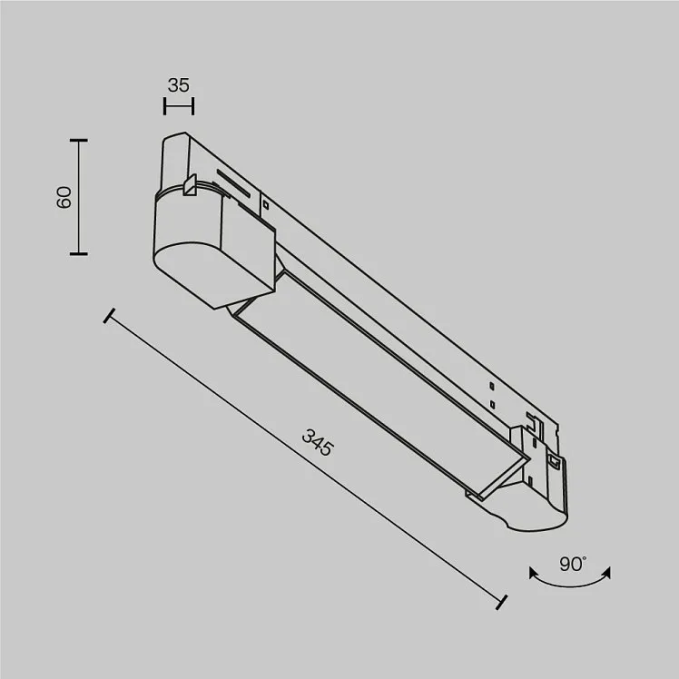 Трековый светильник Базис / Basis Trinity 2700K 10Вт 110°, Maytoni, TR196-3-10W2.7K-W(N) Трековый светильник Базис / Basis Trinity 2700K 10Вт 110°, Maytoni, TR196-3-10W2.7K-W(N)