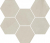 Мозаика Italon Continuum Pure Mosaico Hexagon 25x29, 620110000187