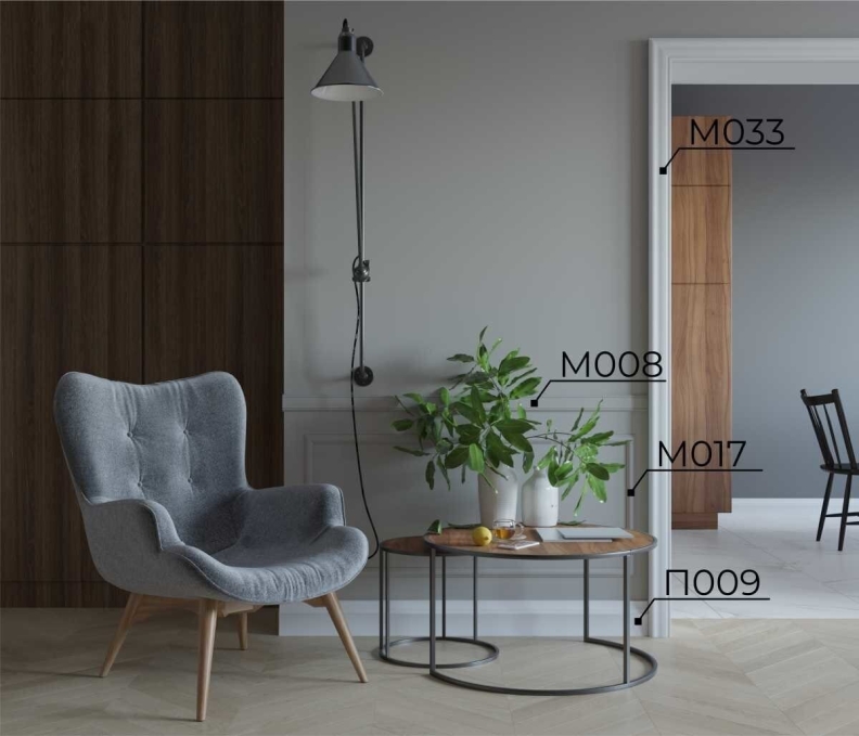 Плинтус Cosca Decor PX009, 120х25x2000 мм, Экополимер Плинтус Cosca Decor PX009, 120х25x2000 мм, Экополимер