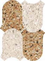 Мозаика 41zero42 Chicco Mosaic Onda Senape/Greige 27x36.5, 4101287