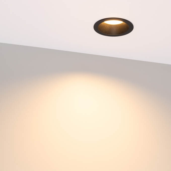 Светильник MS-DROP-BUILT-R84-8W Warm3000 (BK, 85 deg, 230V), Arlight, 041493