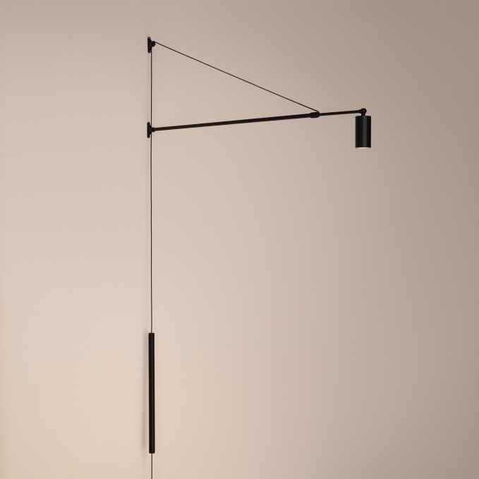 Светильник SP-KANEL-WALL-6W Warm3000 (BK, 36 deg, 230V, TELESCOPIC), Arlight, 059601, изображение 3 Светильник SP-KANEL-WALL-6W Warm3000 (BK, 36 deg, 230V, TELESCOPIC), Arlight, 059601, изображение 3