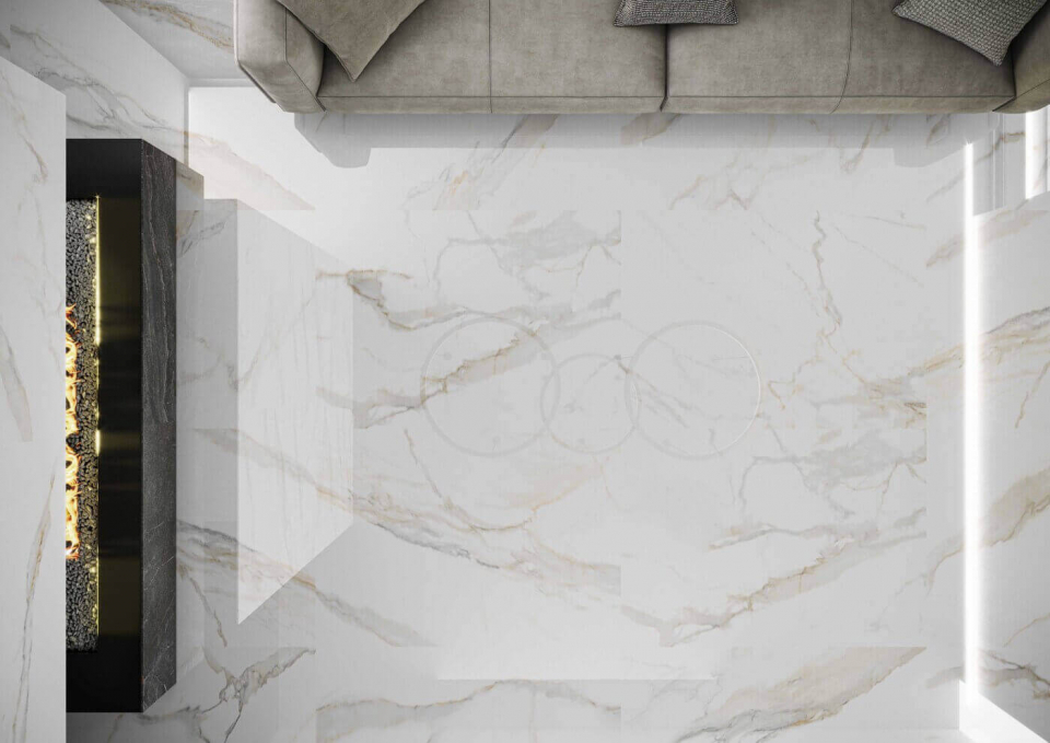Керамогранит Keraben Idyllic Calacatta Gold Starlight Poli 60x120