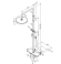 Душевая система Damixa Jupiter 977780300 стойка с тропическим душем, смесителем, черная матовая Душевая система Damixa Jupiter 977780300 стойка с тропическим душем, смесителем, черная матовая