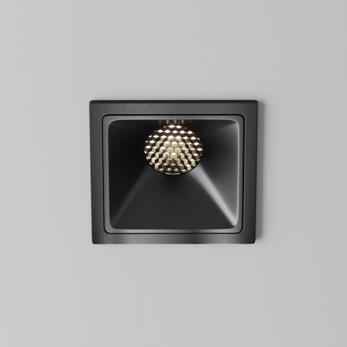 Встраиваемый светильник Альфа / Alfa LED 10 Вт 4000 К 60°, DL043-01-10W4K-SQ-B-1, изображение 5 Встраиваемый светильник Альфа / Alfa LED 10 Вт 4000 К 60°, DL043-01-10W4K-SQ-B-1, изображение 5