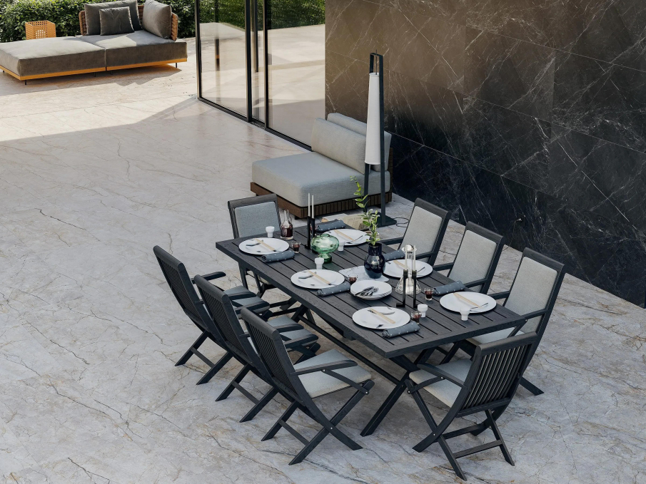 Керамогранит Dogma Project Antibacterial Marquina Dark Levigato 60x120, DPA601207