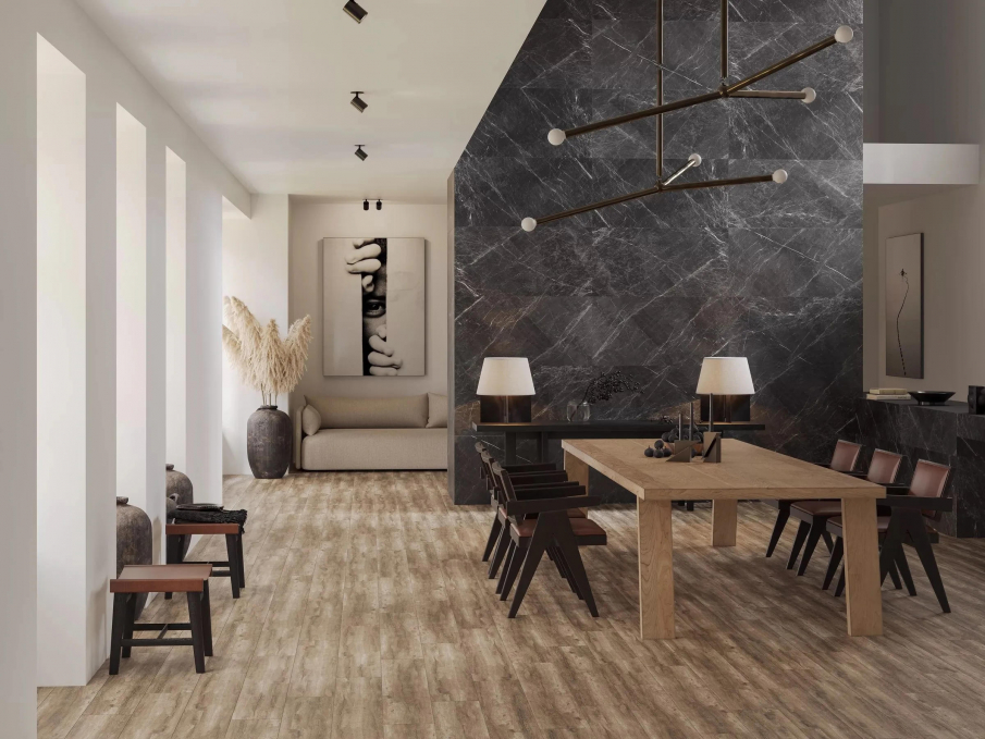 Керамогранит Dogma Project Antibacterial Marquina Dark Levigato 60x120, DPA601207