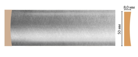 Молдинг Decomaster D045-375, 50x8x2400 мм