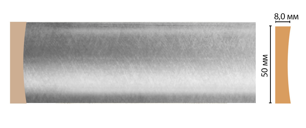 Молдинг Decomaster D045-375, 50x8x2400 мм Молдинг Decomaster D045-375, 50x8x2400 мм