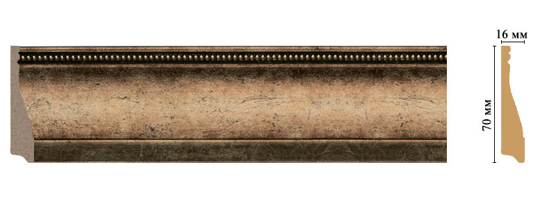 Плинтус напольный Decomaster 193-57, 70x16x2400 мм Плинтус напольный Decomaster 193-57, 70x16x2400 мм