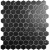 Мозаика Vidrepur Supreme Hex Marquina 30.7x31.7