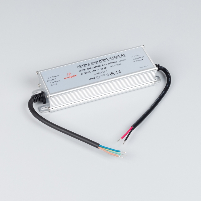 Блок питания ARPV-24250-A1 (24V, 10.4A, 250W), Arlight, 031514, изображение 2 Блок питания ARPV-24250-A1 (24V, 10.4A, 250W), Arlight, 031514, изображение 2