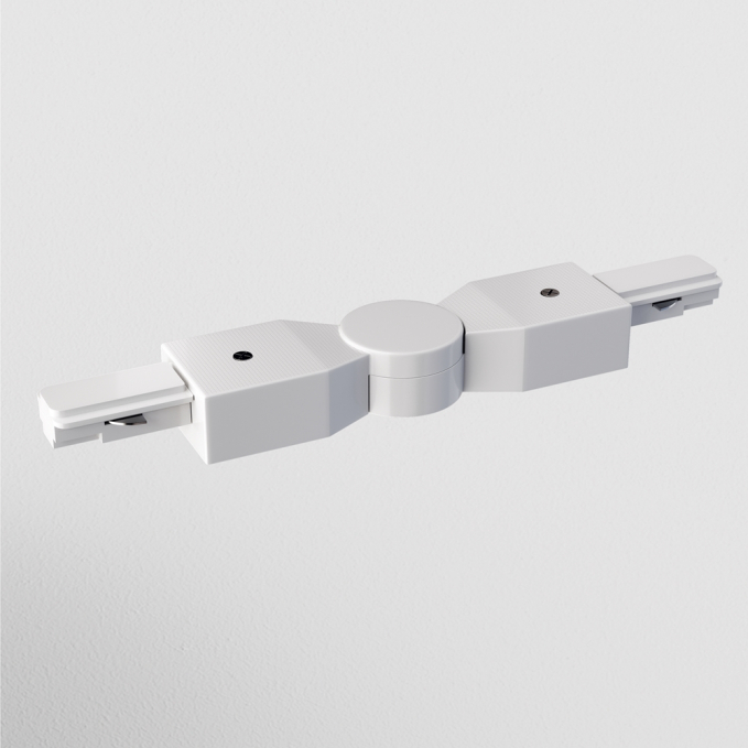 Коннектор поворотный шарнирный Unity белый, TRA001CS-11W, изображение 1 Коннектор поворотный шарнирный Unity белый, TRA001CS-11W, изображение 1