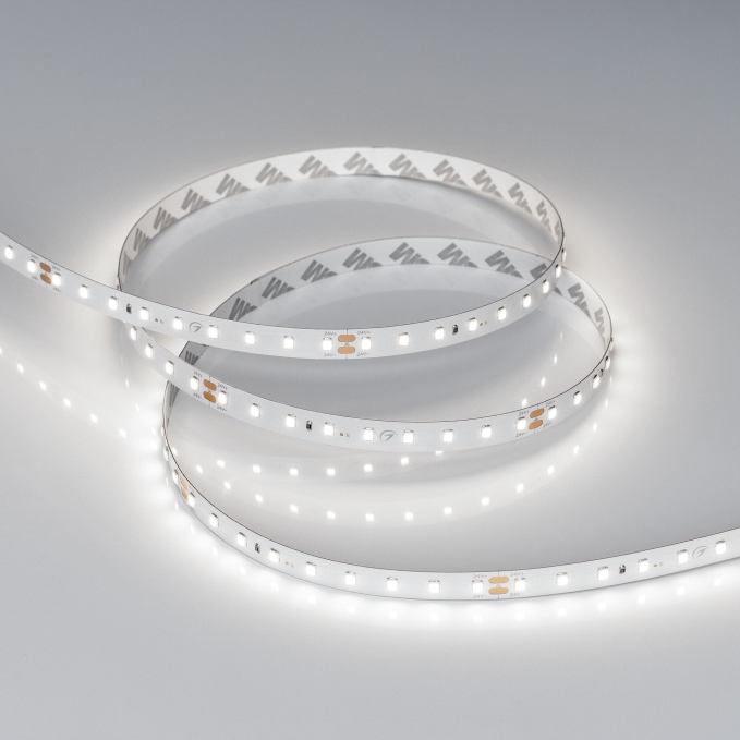 Светодиодная лента RT-A90-10mm 24V White6000 (4.8 W/m, IP20, 2835, 5m), Arlight, 038779, изображение 2 Светодиодная лента RT-A90-10mm 24V White6000 (4.8 W/m, IP20, 2835, 5m), Arlight, 038779, изображение 2