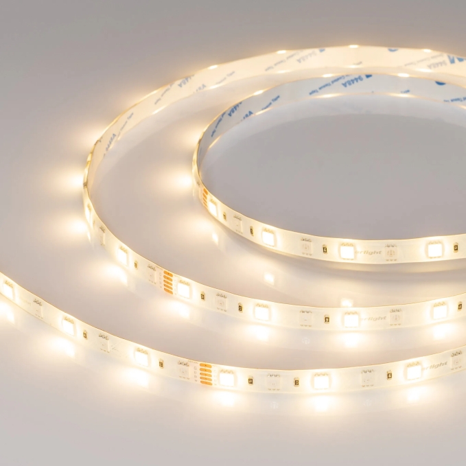 Светодиодная лента RTW-SE-B60-10mm 24V RGBW-Warm (14.4 W/m, IP65, 5060, 5m), Arlight, 034185, изображение 3 Светодиодная лента RTW-SE-B60-10mm 24V RGBW-Warm (14.4 W/m, IP65, 5060, 5m), Arlight, 034185, изображение 3