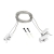 Подвес токопроводящий SL-LINE-25100 2x2m Set WHITE, Arlight, 043326