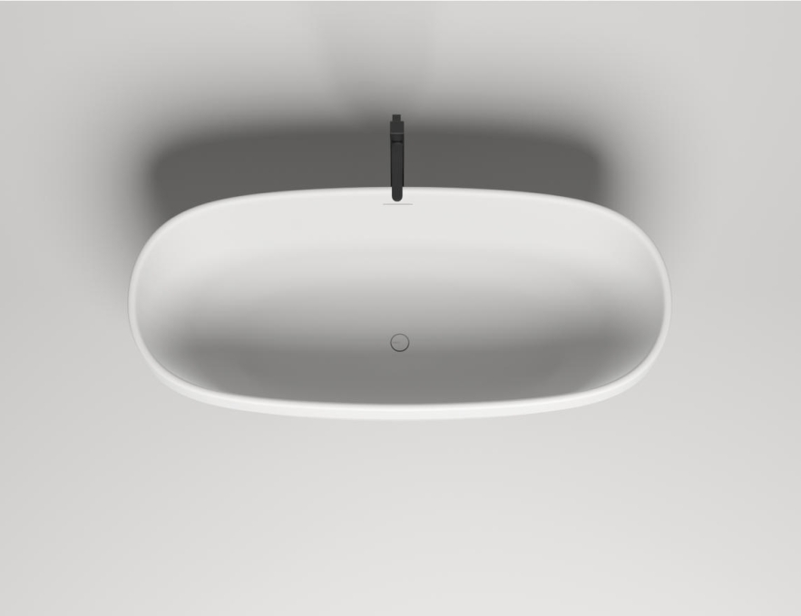 Ванна из искусственного камня Salini Greca 180x80 103121MF белый RAL матовая отдельно стоящая Ванна из искусственного камня Salini Greca 180x80 103121MF белый RAL матовая отдельно стоящая
