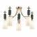 Люстра потолочная E14 5*40W CANDY CLASSIC ODL_EX21 129 ODEON LIGHT 4861/5C, фото на белом фоне