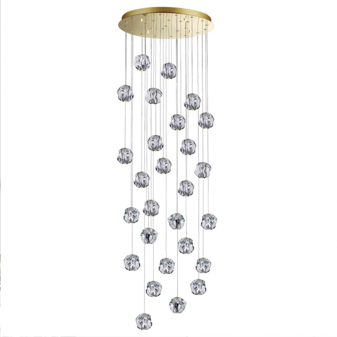 Люстра каскадная LED 120W 4000K 5500Лм JEMSTONE L-VISION ODL25 563 ODEON LIGHT 5085/120L, изображение 1 Люстра каскадная LED 120W 4000K 5500Лм JEMSTONE L-VISION ODL25 563 ODEON LIGHT 5085/120L, изображение 1